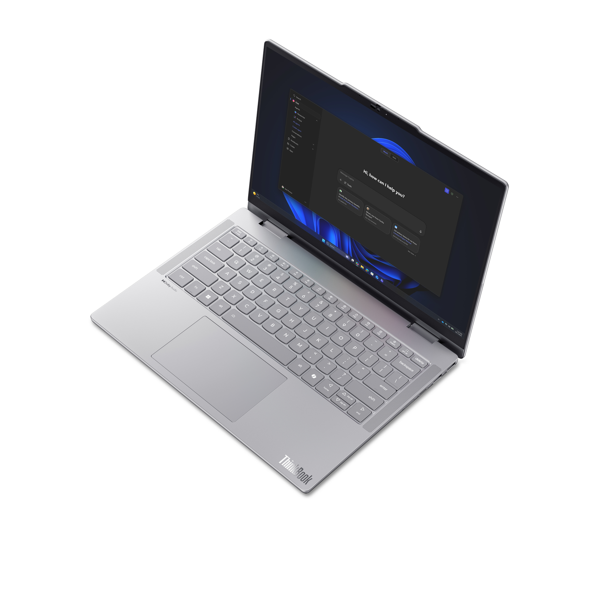 Lenovo ThinkBook 14 2-in-1 G6 IPL Copilot+ PC Intel Core Ultra 5 325 H�brido (2-en-1) 35,6 cm (14) Pantalla t�ctil WUXGA 16 GB DDR5-SDRAM 512 GB SSD Wi-Fi 7 (802.11be) Windows 11 Pro Alem�n Gris