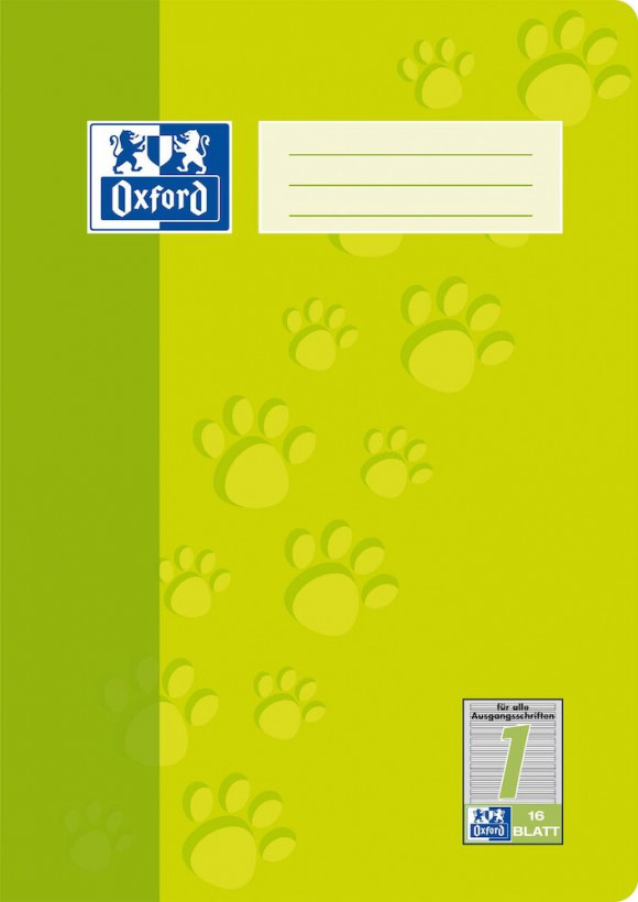 Oxford 100050400 cuaderno y block A4 Verde