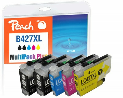 Peach PI500-402 cartuccia dinchiostro 6 pz Compatibile Resa elevata (XL) Nero, Ciano, Magenta, Giallo
