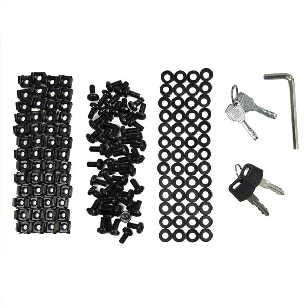 StarTech.com Armario Rack para Servidores 42U 19 4 Columnas - Rack de Servidores con Ruedas para Equipo de Red - Armario Rack Industrial de Red de Tama�o Completo