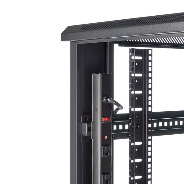 StarTech.com Armario Rack para Servidores 42U 19 4 Columnas - Rack de Servidores con Ruedas para Equipo de Red - Armario Rack Industrial de Red de Tama�o Completo