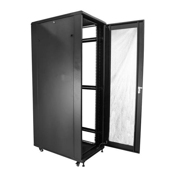 StarTech.com Armario Rack para Servidores 42U 19 4 Columnas - Rack de Servidores con Ruedas para Equipo de Red - Armario Rack Industrial de Red de Tama�o Completo