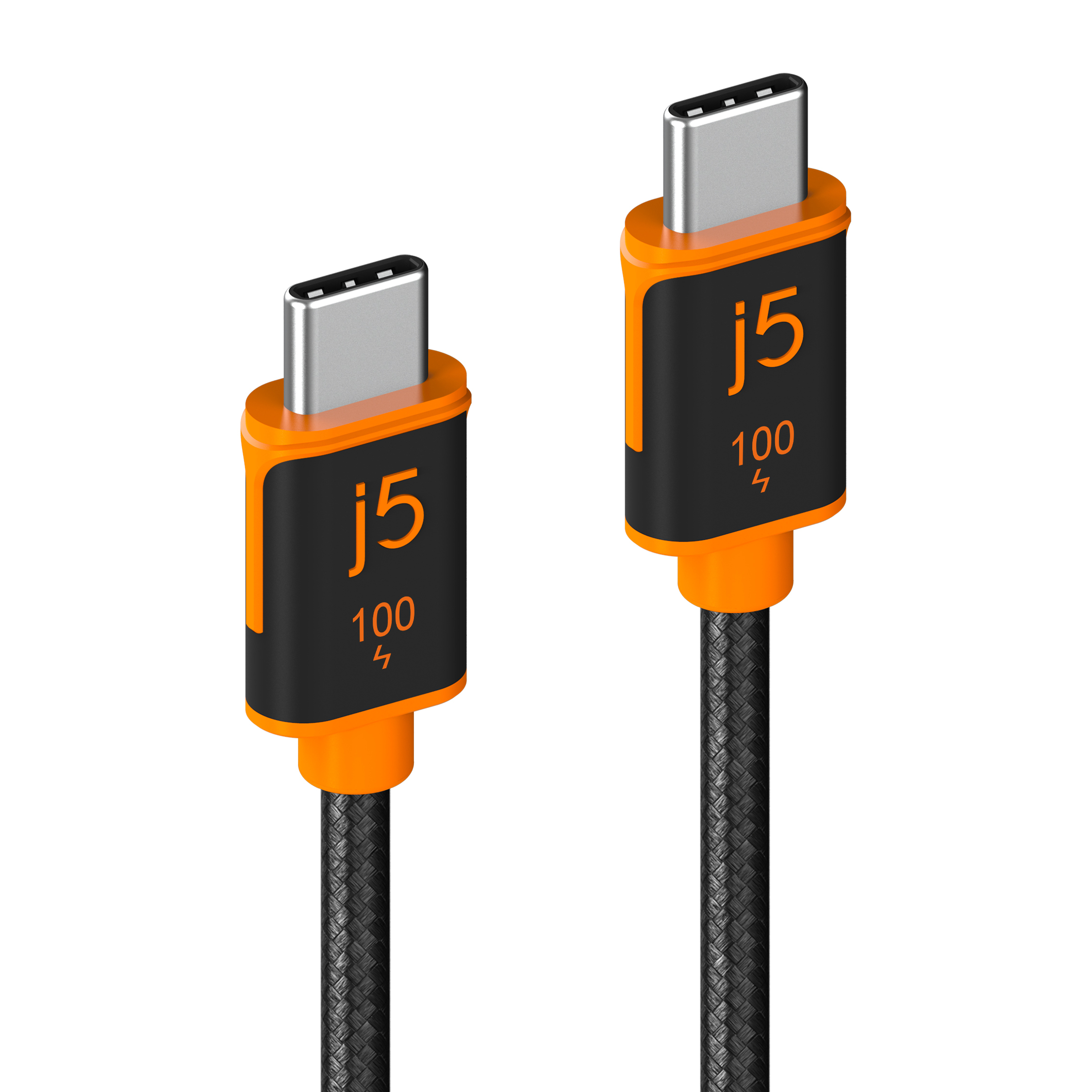 j5create JUCX25L30 USB-C� 100W Sync & Charge Cable (3 m / 9.8 ft.)