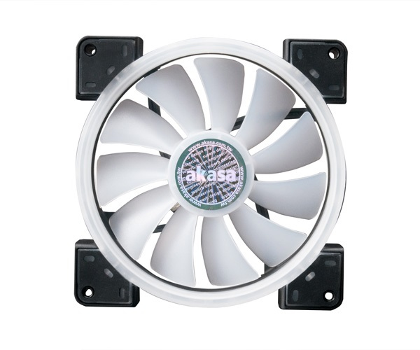 Akasa Vegas TLY Carcasa del ordenador Ventilador 14 cm Negro, Translcido