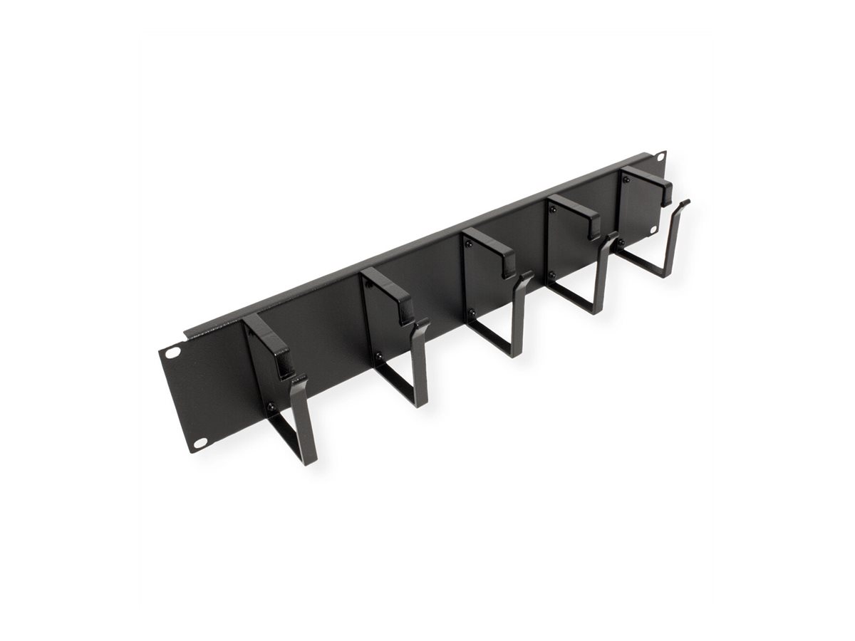 ROLINE Patch Panel - 85 x 60 mm - Jet Black, RAL 9005 - 2U - 48.3 cm (19)