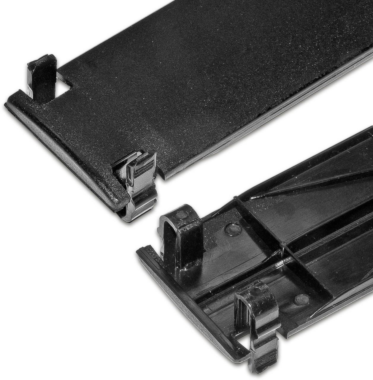 Wirewin 19 Blindblende screwless schwarz RAL9005