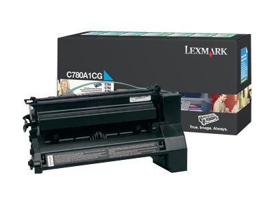 Lexmark C780A1CG cartuccia toner 1 pz Originale Ciano