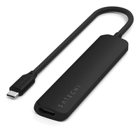 Satechi USB-C 6-in-1 Slim Multiport Adapter 4K Black