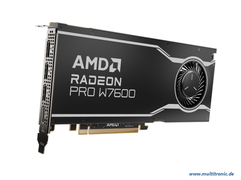 AMD RADEON PRO W7600 8GB RETAILPCIE 4.0 4xDP 8GB GDDR6 - 8.192 MB