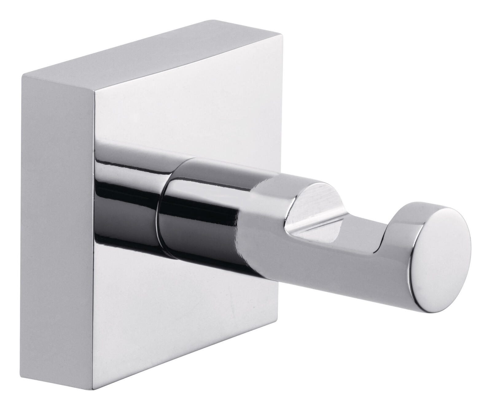 Tesa Handtuchhaken ekkro verchromt inkl. Klebel�sung hochglanzverchromter Edelstahl