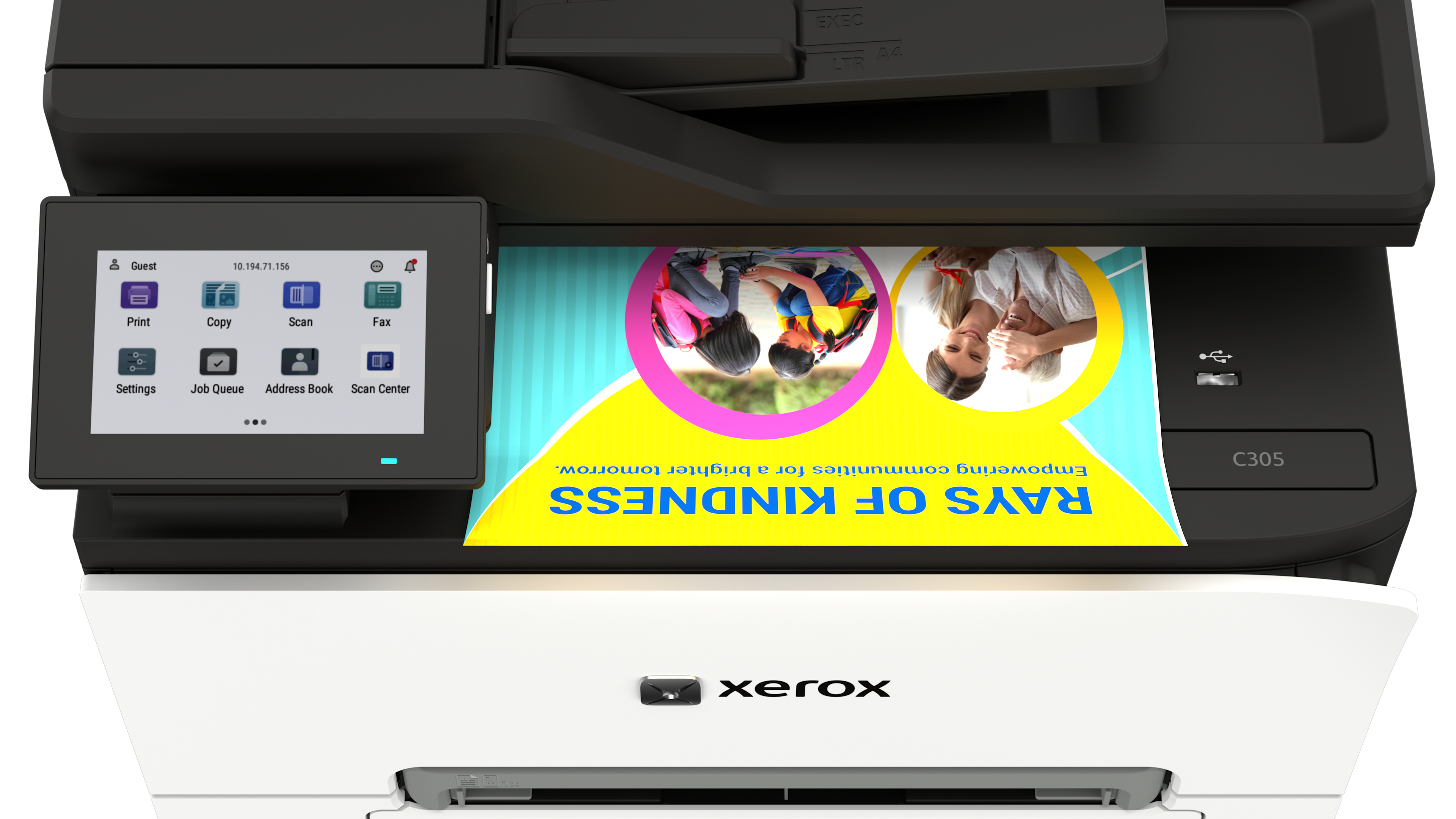 Lexmark Xerox C305ae MFP HV EMEA - Multifunktionsger�t - Laser/LED-Druck