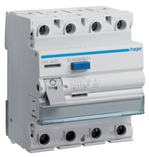 Hager CFA463D - 230/400 V - Zubehr Kabel