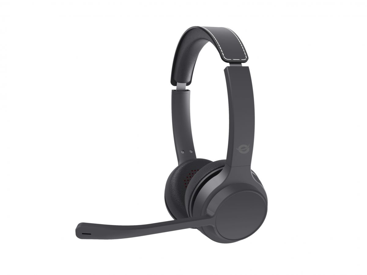 Conceptronic POLONA04B auricular y casco Auriculares Inalmbrico y almbrico Diadema Llamadas/Msica USB Tipo C Bluetooth Negro