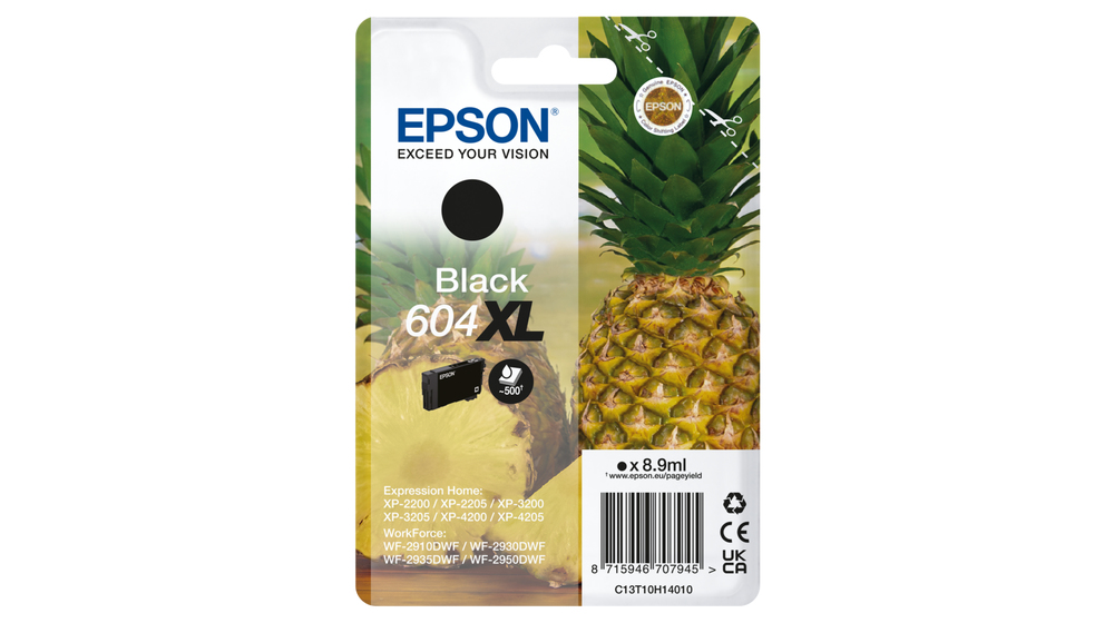 Epson C13T10H14010 | Epson 604XL 8.9 - ml original XL - Schwarz - 