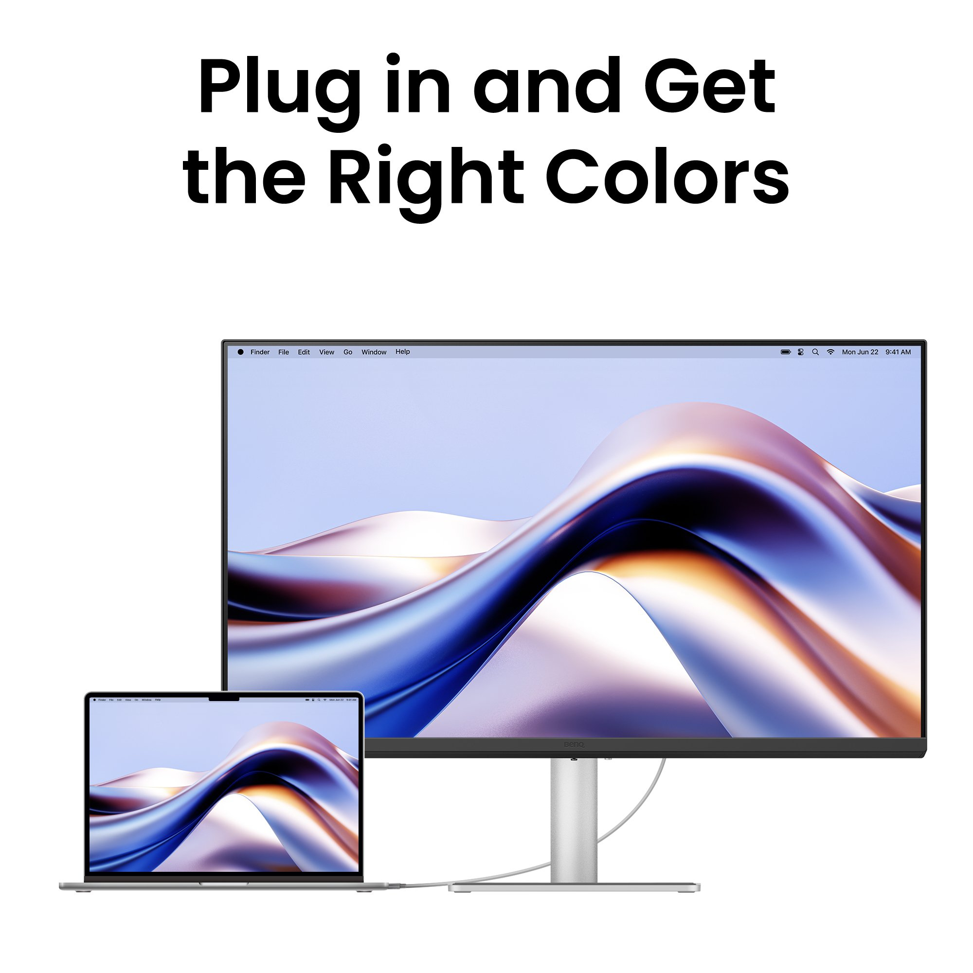 BenQ MA320U �cran plat de PC 80 cm (31.5) 3840 x 2160 pixels 4K Ultra HD Blanc