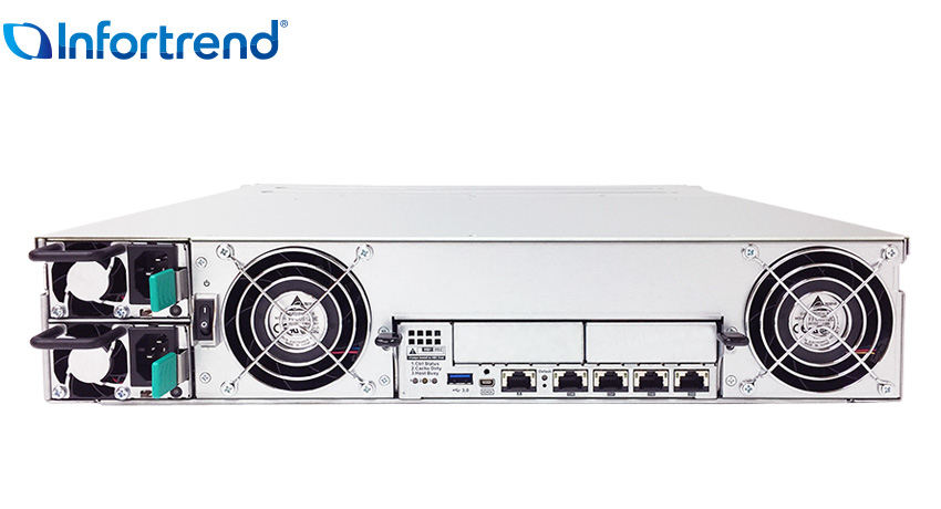 Infortrend EonStor GSe Pro 3008 - NAS - Rack (2U) - Intel Pentium - Schwarz - Grau
