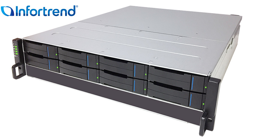 Infortrend EonStor GSe Pro 3008 - NAS - Rack (2U) - Intel Pentium - Schwarz - Grau