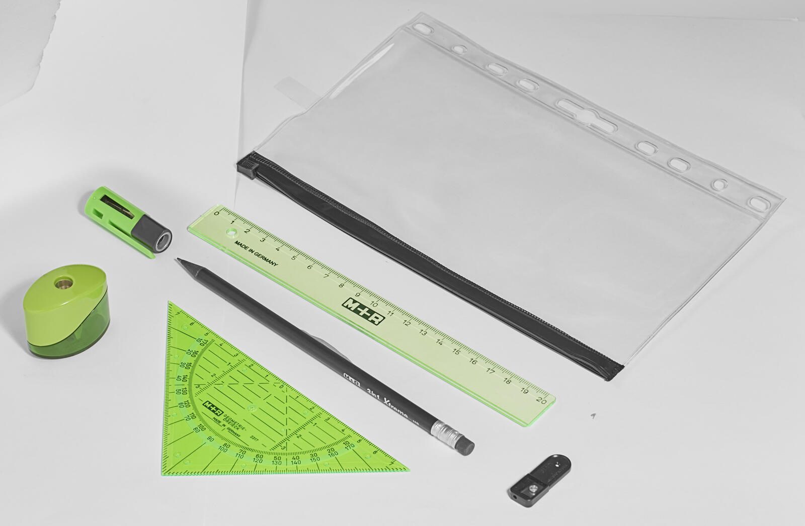 M�bius Ruppert Schreibset Schule neongr�n