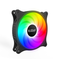 Pccooler FX-120-3 Lfter in RGB - Ventilator - 12 cm - 1200 RPM - 18 dB - 32 cfm - Schwarz
