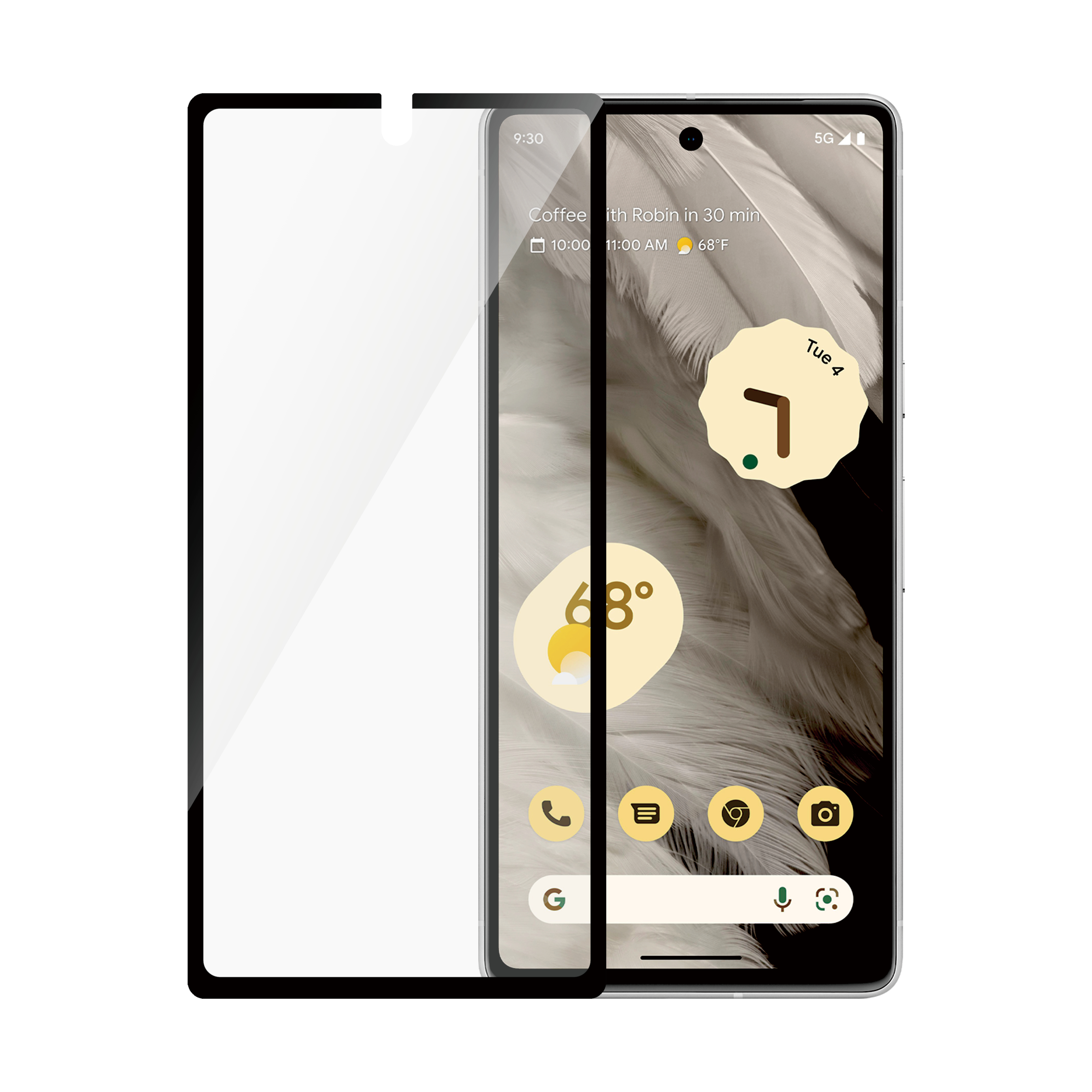 PanzerGlass SAFE. by Displayschutz Google Pixel 7a| Ultra-Wide Fit Google G...