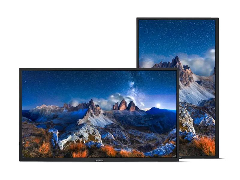 Sharp MultiSync M322 �cran plat de signalisation num�rique 81,3 cm (32) LCD 550 cd/m� Full HD Noir