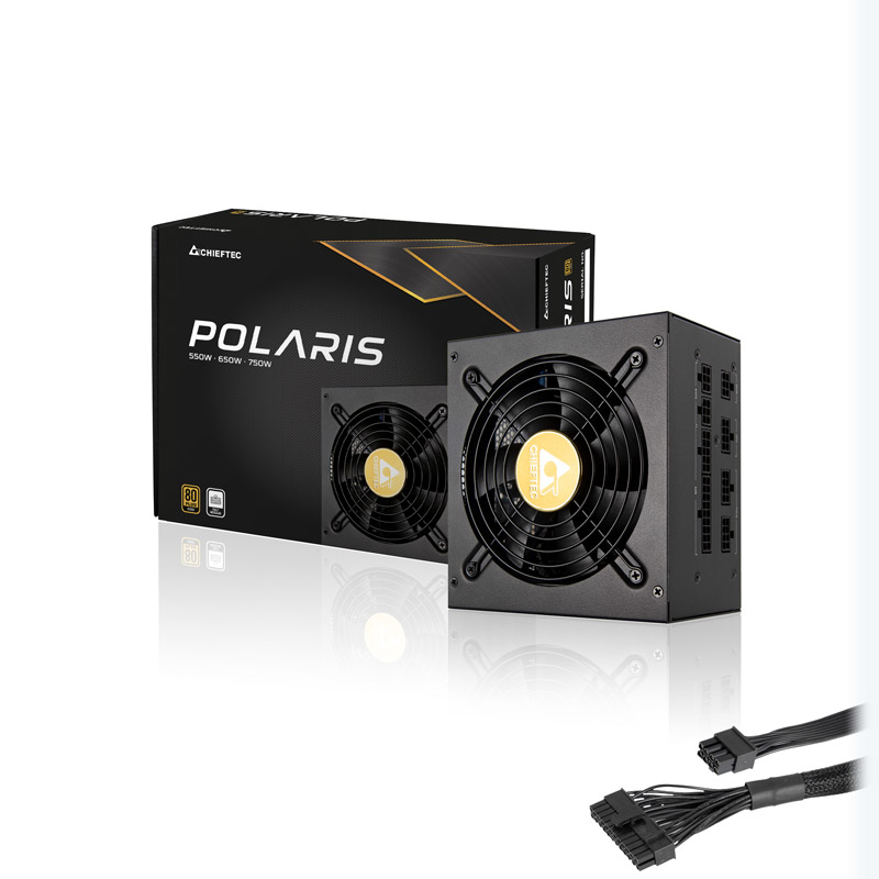 Chieftec Polaris alimentatore per computer 650 W 20+4 pin ATX PS/2 Nero