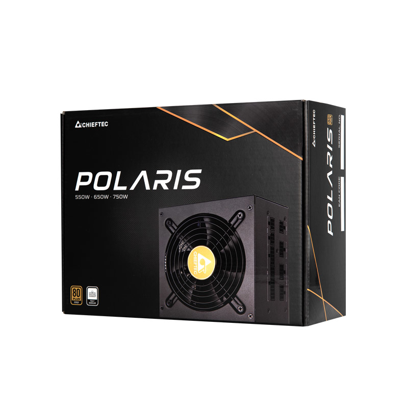 Chieftec Polaris alimentatore per computer 650 W 20+4 pin ATX PS/2 Nero