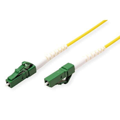 Secomp 21.15.8620 cble de fibre optique 1 m LC LC/APC OS2 Jaune