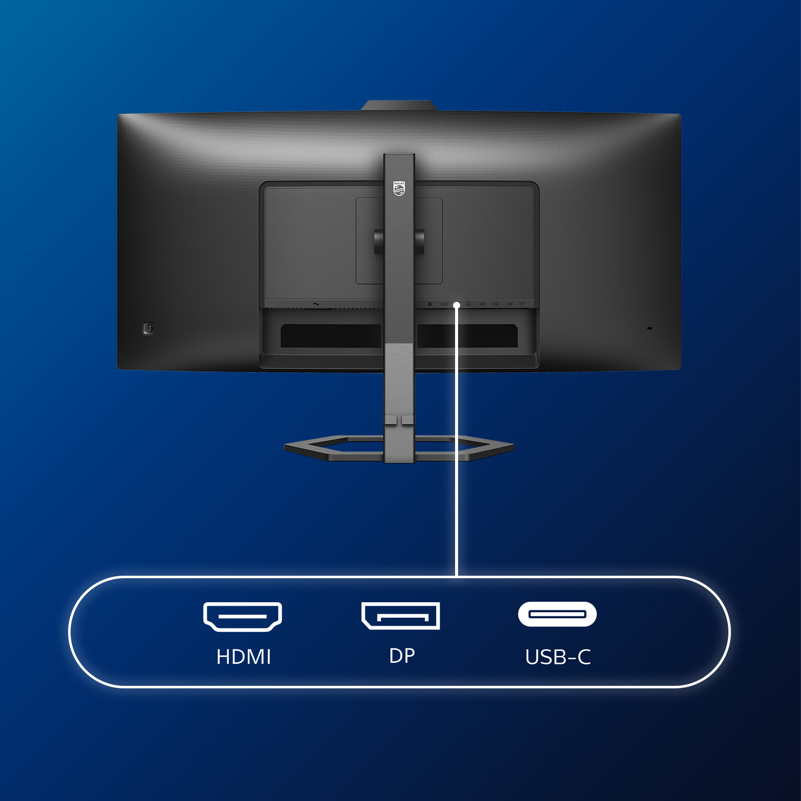 Philips 5000 series 34E1C5600HE/00 LED display 86.4 cm (34) 3440 x 1440 pixels 4K Ultra HD Black