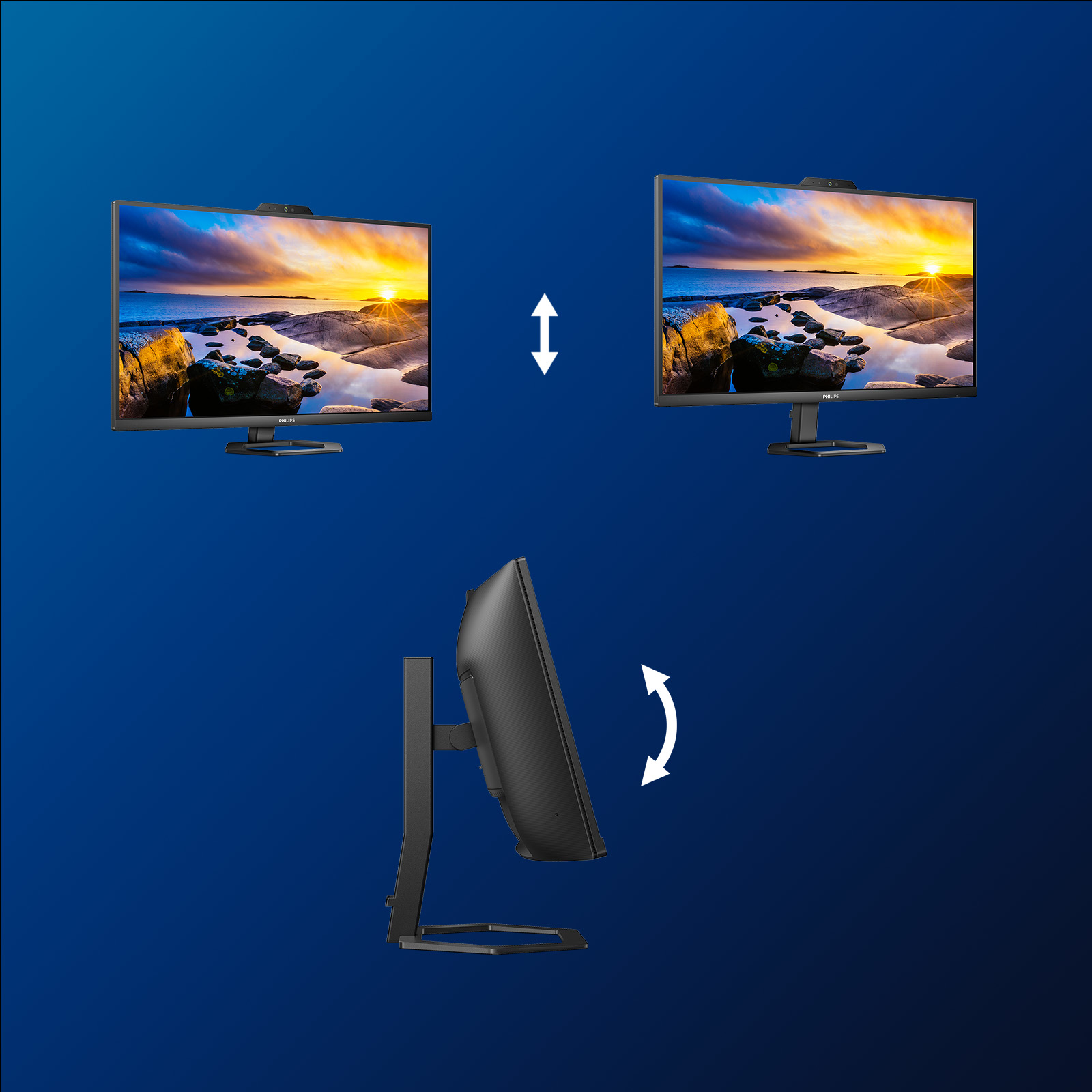 Philips 5000 series 34E1C5600HE/00 LED display 86.4 cm (34) 3440 x 1440 pixels 4K Ultra HD Black