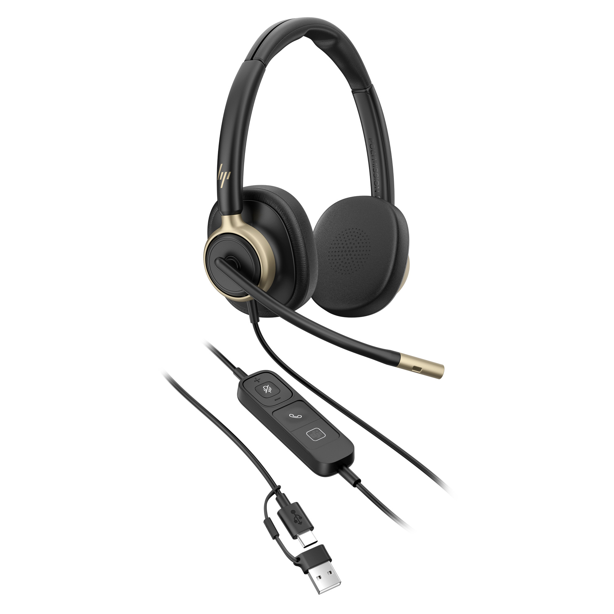 Poly HP Poly Mission 825 - Mission 800 Series - Headset
