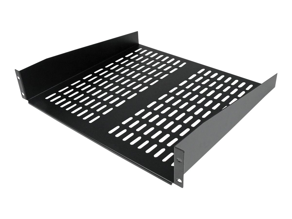 StarTech.com Etagre cantilever ventile pour rack de serveur universel 2U 16 pouces - Etagre darmoire serveur fixe - 22 kg