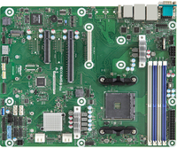 Asrock B550D4M motherboard AMD B550 Socket AM4 ATX