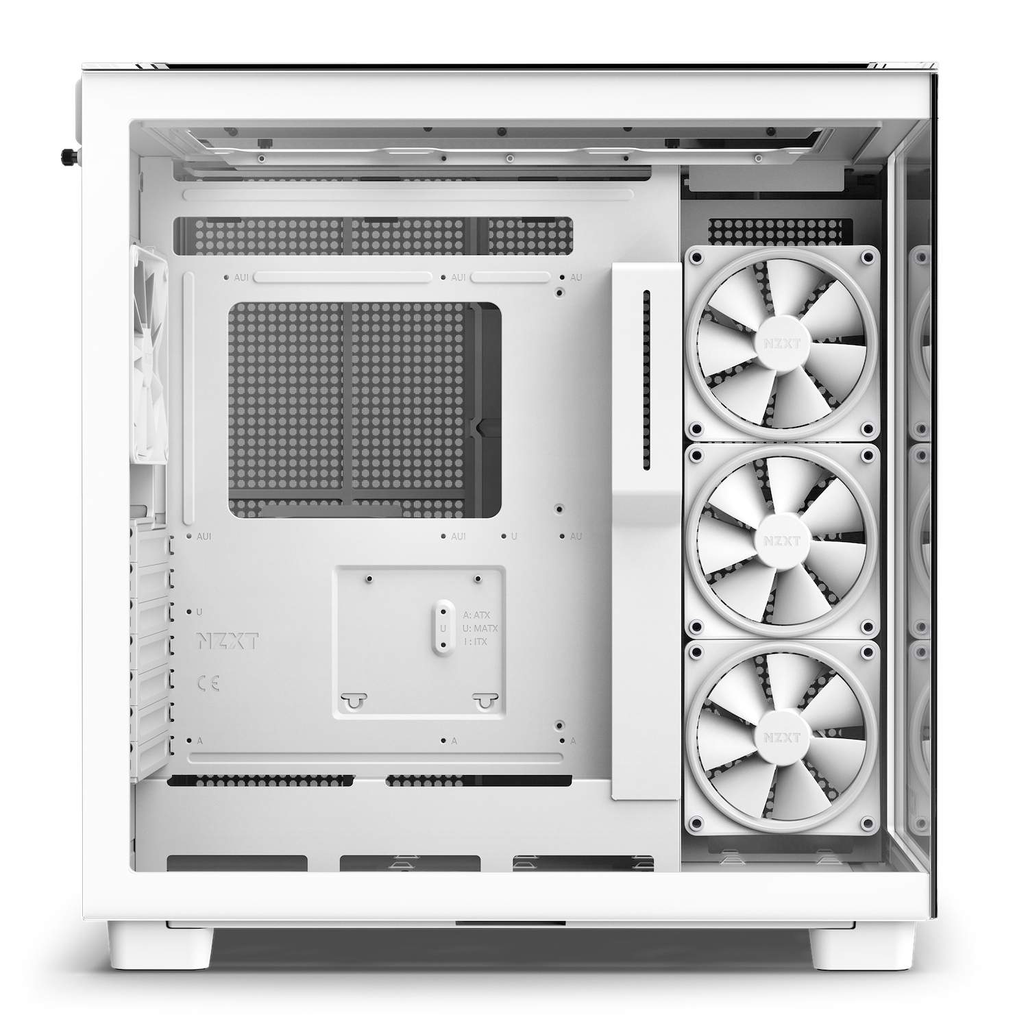 NZXT H series H9 Elite - Mid tower - ATX - Seitenteil mit Fenster (geh�rtetes Glas)