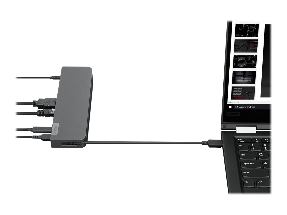 Lenovo USB-C Mini Dock Almbrico USB 3.2 Gen 1 (3.1 Gen 1) Type-C Gris