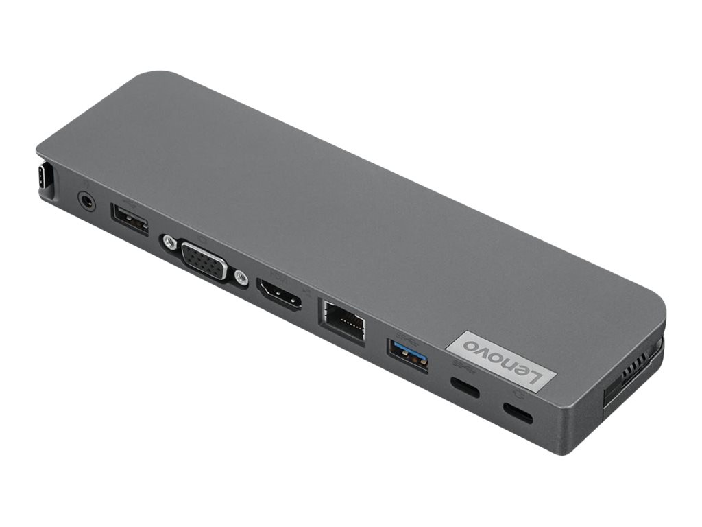 Lenovo USB-C Mini Dock Cablato USB 3.2 Gen 1 (3.1 Gen 1) Type-C Grigio