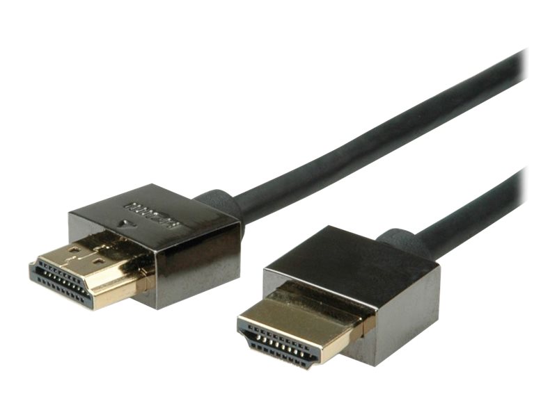 ROLINE HDMI 1m cble HDMI HDMI Type A (Standard) Noir