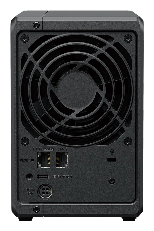 Synology DiskStation DS725NEO+ NAS/storage server Compact Ryzen Embedded R1600 4 GB DDR4 0 TB DSM Black