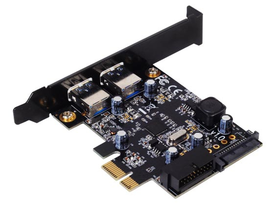 SilverStone EC04-E - USB-Adapter - PCIe 2.0 Low-Profile