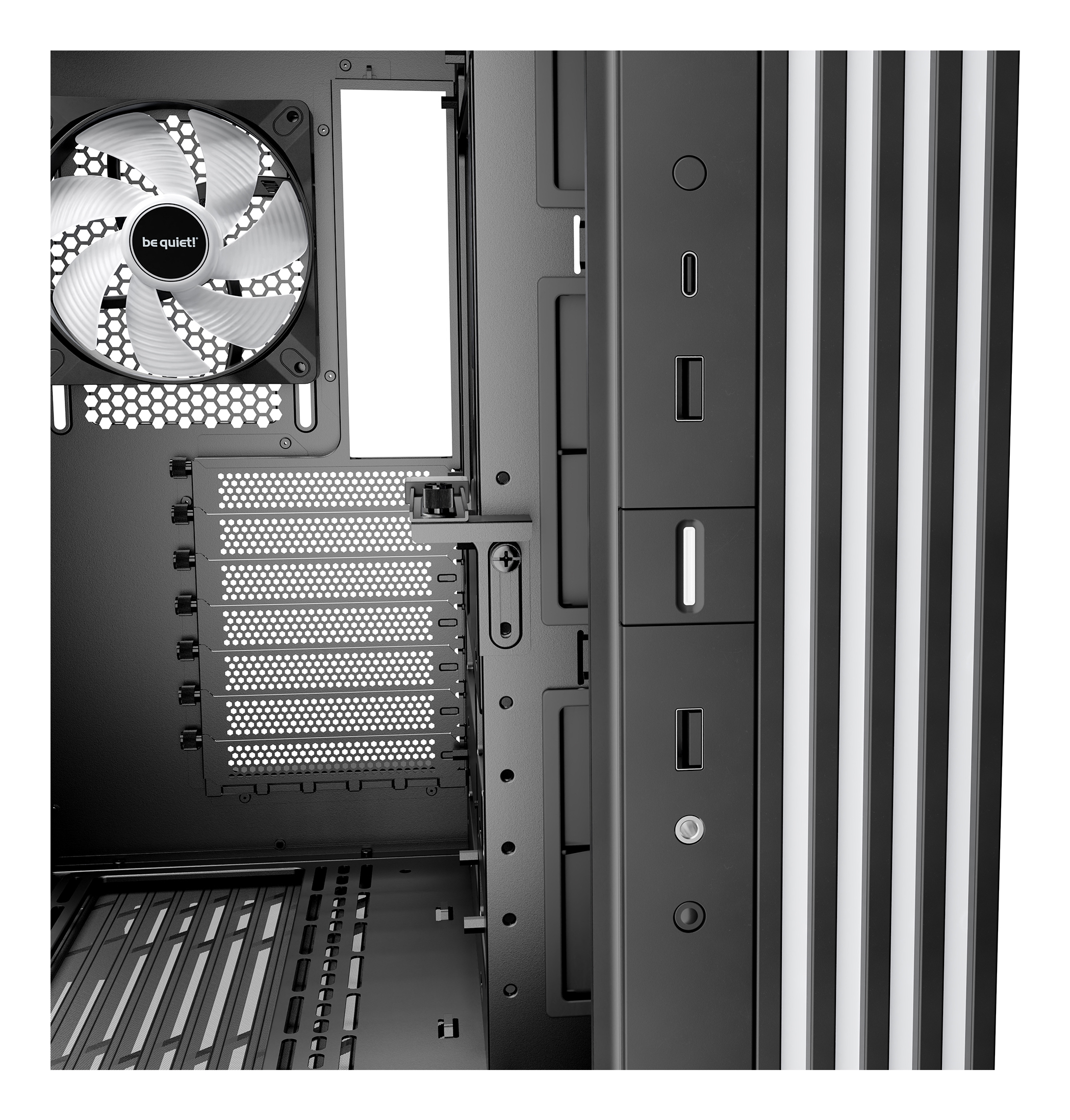 Be Quiet! Light Base 600 LX - Midi-Tower - ATX - Seitenteil mit Fenster (Glas)