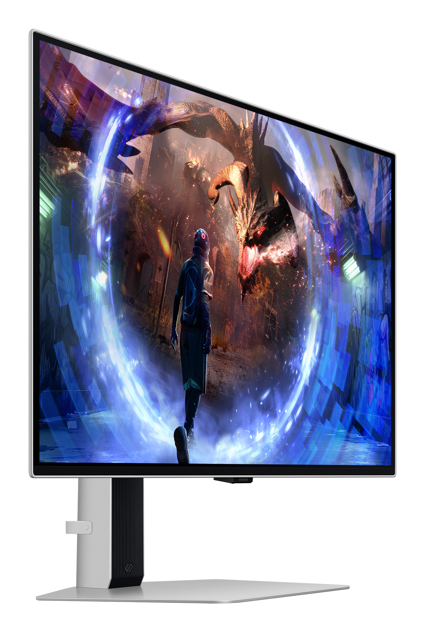 Samsung G60SD �cran plat de PC 68,6 cm (27) 2560 x 1440 pixels Quad HD OLED Argent