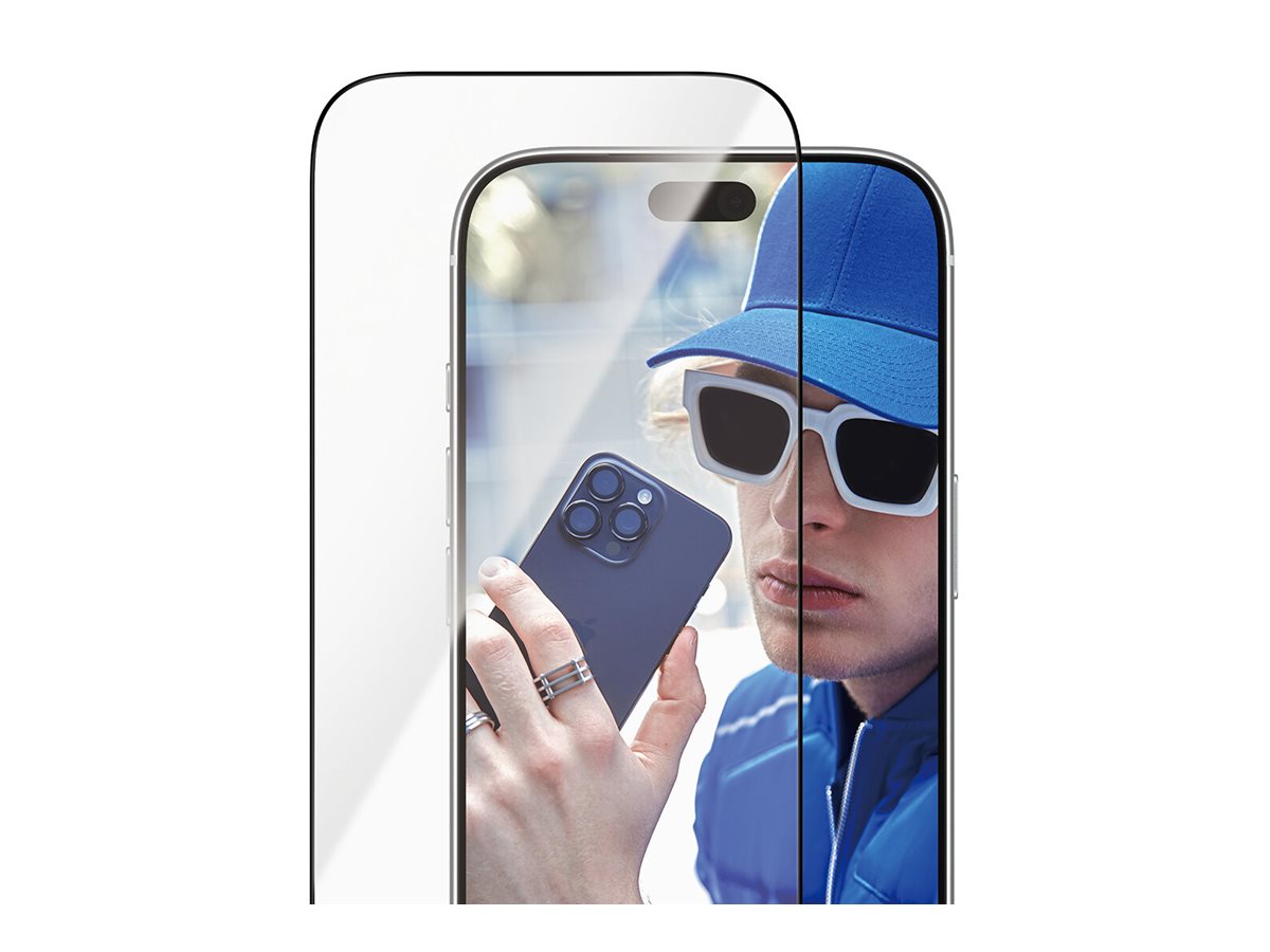 PanzerGlass Bildschirmschutz f�r Handy - ultra-breite Passform mit FASTFIT IN-A-BOX