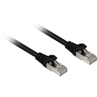 Sharkoon Cat.6a SFTP cble de rseau Noir 5 m Cat6a S/FTP (S-STP)