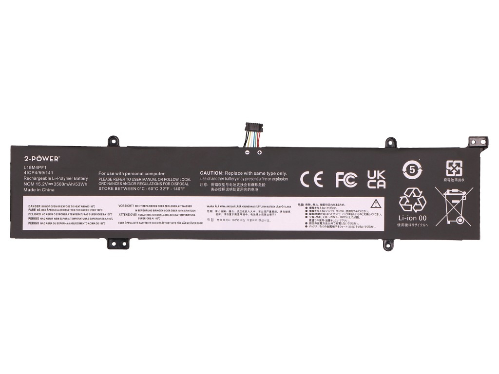 2-Power 2P-5B10U65276 refacci�n para laptop Bater�a