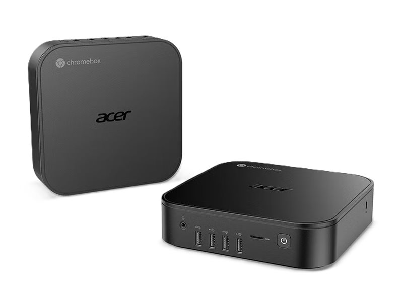 Acer Chromebox CXI6 Intel Core 3 100U 16 Go DDR4-SDRAM 256 Go SSD ChromeOS Mini PC Noir