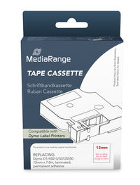 MediaRange MRDY45015 ruban d�tiquette Rouge sur blanc D1