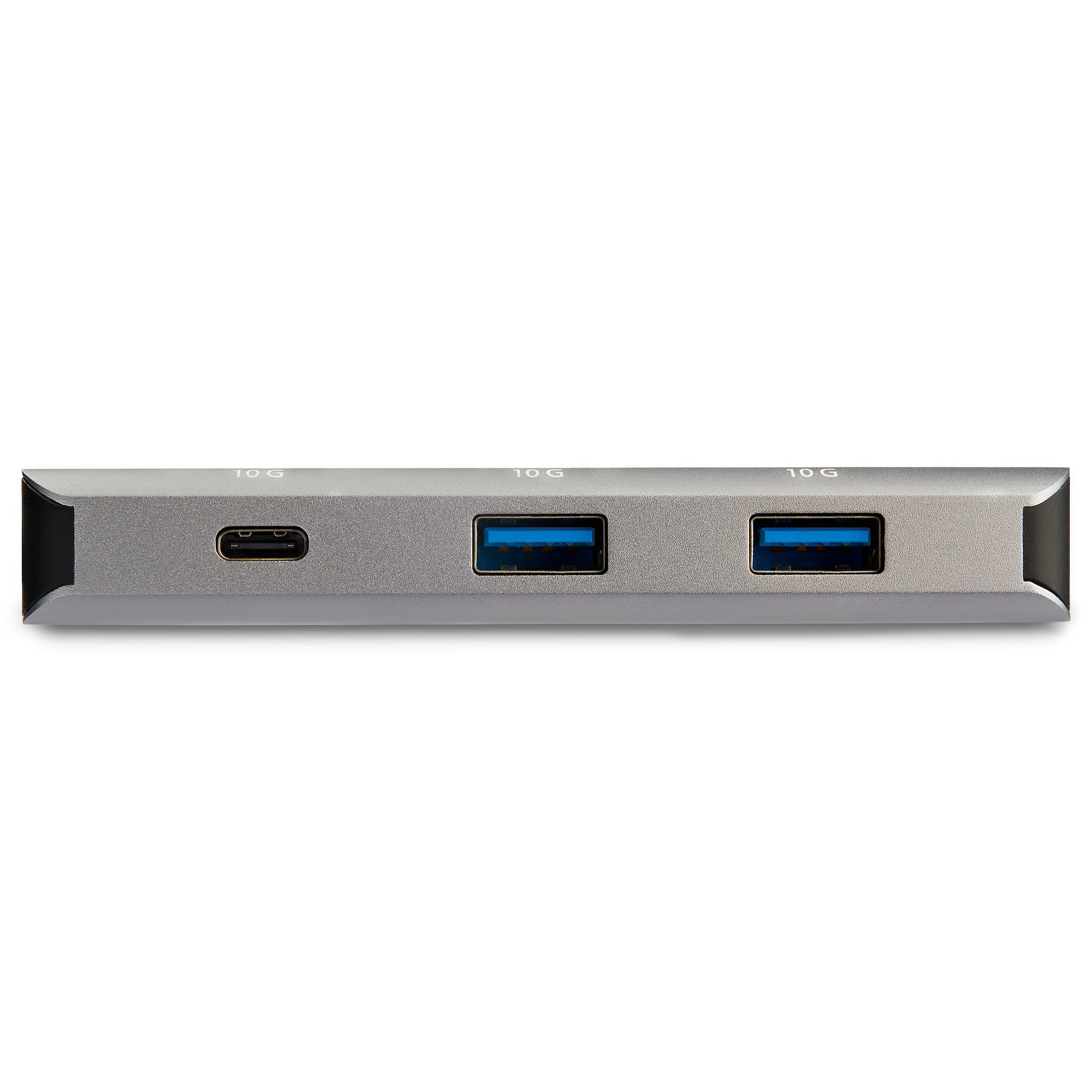StarTech.com 3 Port USB C Hub with Gigabit Ethernet RJ45 GbE Port - 2x USB-A, 1x USB-C - SuperSpeed 10Gbps USB 3.1/3.2 Gen 2 Type C Hub Adapter - USB Bus Powered - Aluminum - Works w/TB3~3 Port USB C Hub with Gigabit Ethernet RJ45 GbE Port - 2x USB-A, 1x