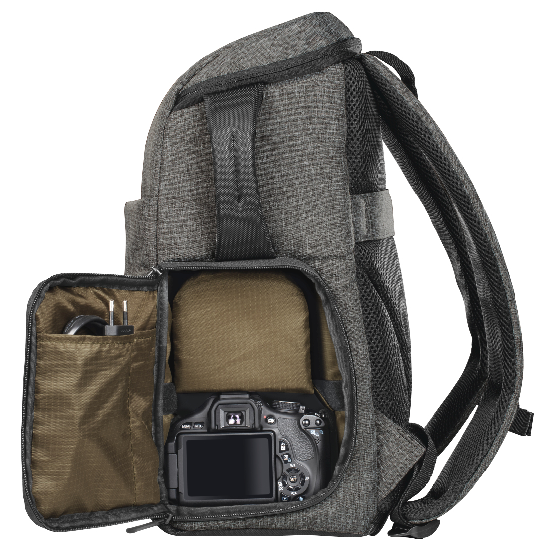 Hama Terra 140 - Rucksack f�r DSLR-Kamera mit Objektiven