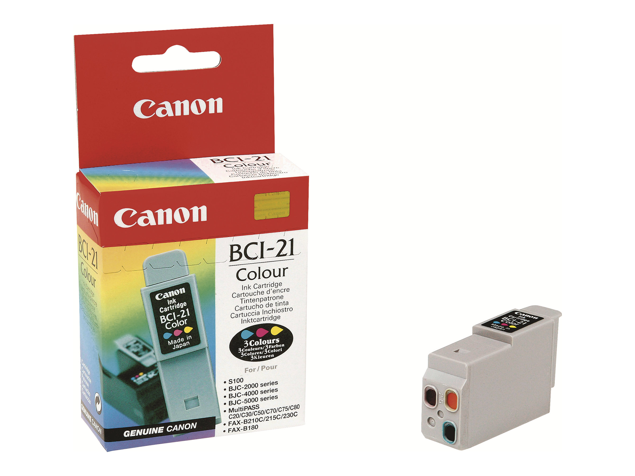 Canon BCI-21 ink cartridge Original Cyan, Magenta, Yellow