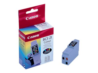 Canon BCI-21 cartuccia dinchiostro Originale Ciano, Magenta, Giallo